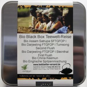 Bio Black Box Teewelt-Reise - Teeblätter-Versand