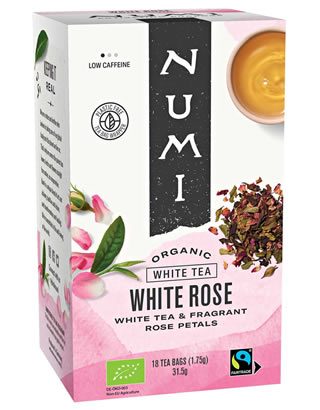 White Rose Numi Tea Bio 18 Teebeutel