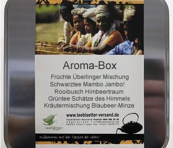 Aroma Box 5 mal 50g vom Teeblätter Versand