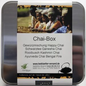Chai-Box 4 mal 50g vom Teeblätter Versand