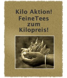 Kilo-Aktionen Logo - Teeblätter Versand