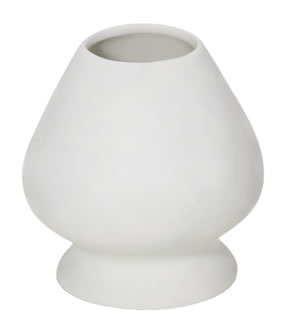 Matcha Besenhalter weiss - Teeblätter Versand