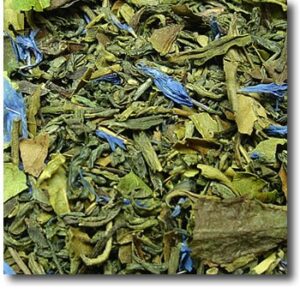 Grüntee Earl Blue Biotee - Teeblätter Versand