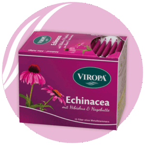 Bio Viropa Echinacea mit Hibiskus und Hagebutte-Tee 15 Beutel - Teeblätter Versand