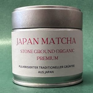 Bio Japan Matcha Stone Ground Premium 30g Dose - Teeblätter Versand