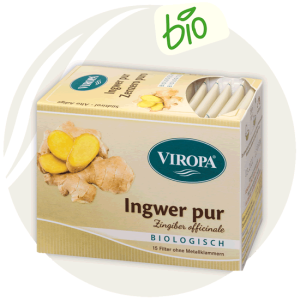 Bio Viropa Ingwer Pur 15 Beutel - 33g - Teeblätter Versand