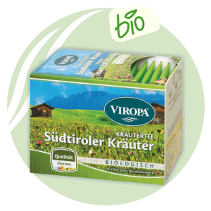 Bio Viropa Südtiroler Kräuter 15 Beutel 13,5g - Teeblätter Versand