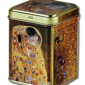 Dose Klimt -Kuss- 100g mit Stülpdeckel
