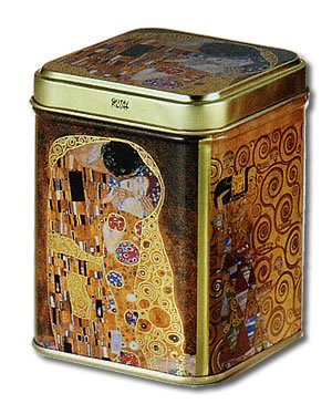 Dose Klimt -Kuss- 100g mit Stülpdeckel